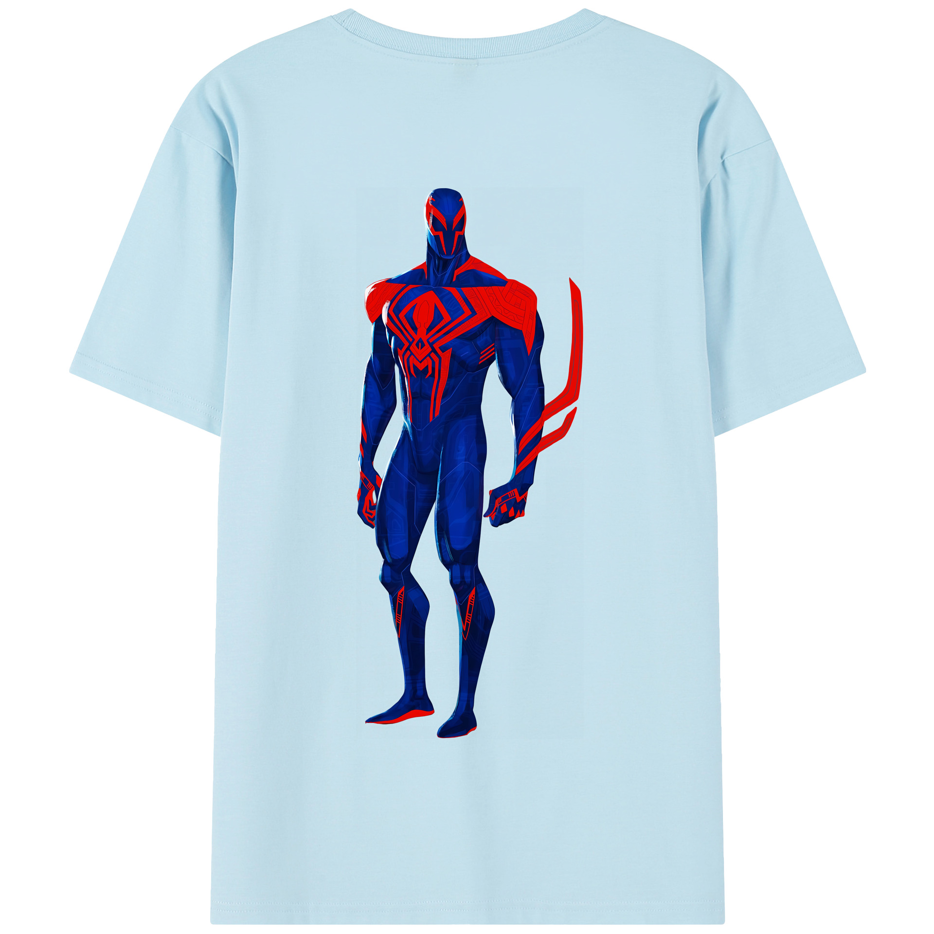 Spider Man スパイダーマン 綿100％半袖Tシャツ（背面プリント）